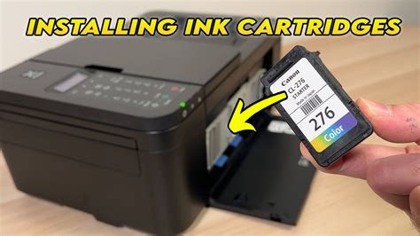 how to insert ink in printer